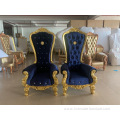 wood gold chairs wedding luxury,King chair throne